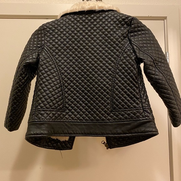 Widgeon Black Faux Leather Jacket - Picture 5 of 6